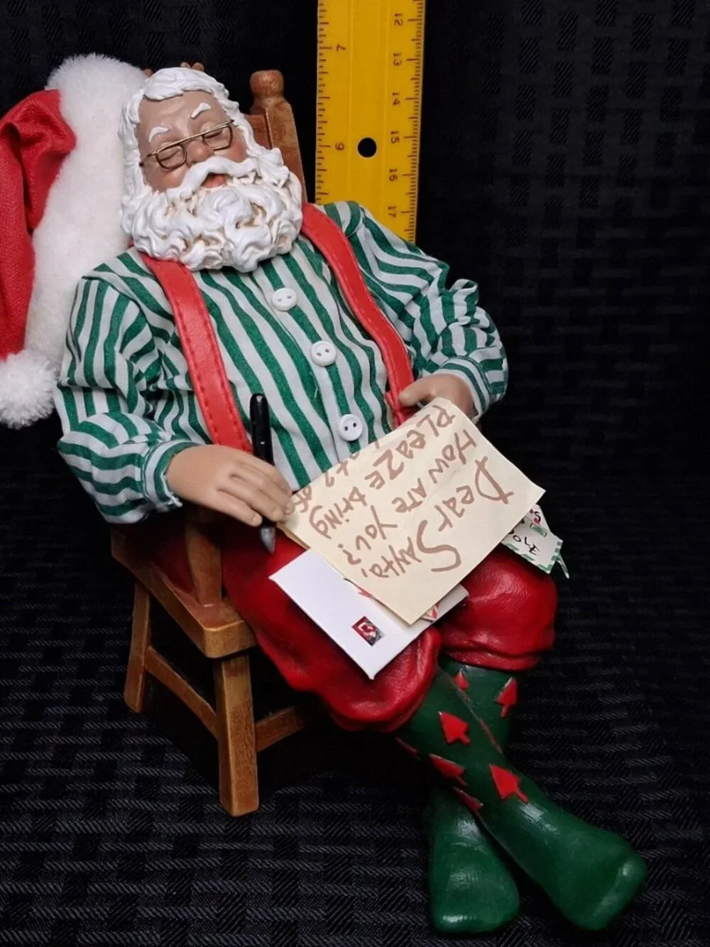 POSSIBLE DREAMS NICK'S NOOK # 4220 TUCKERED OUT SANTA CLAUS FIGURINE